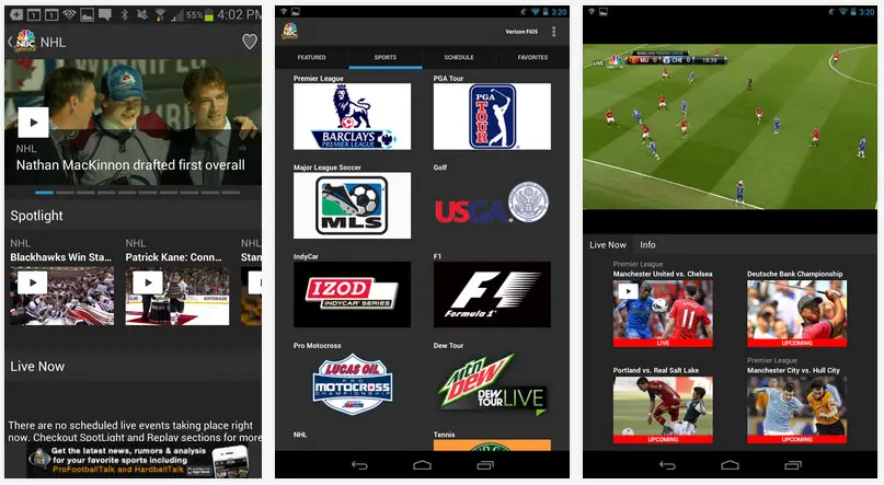 has updated the nbc sports live extra app to support more live ...