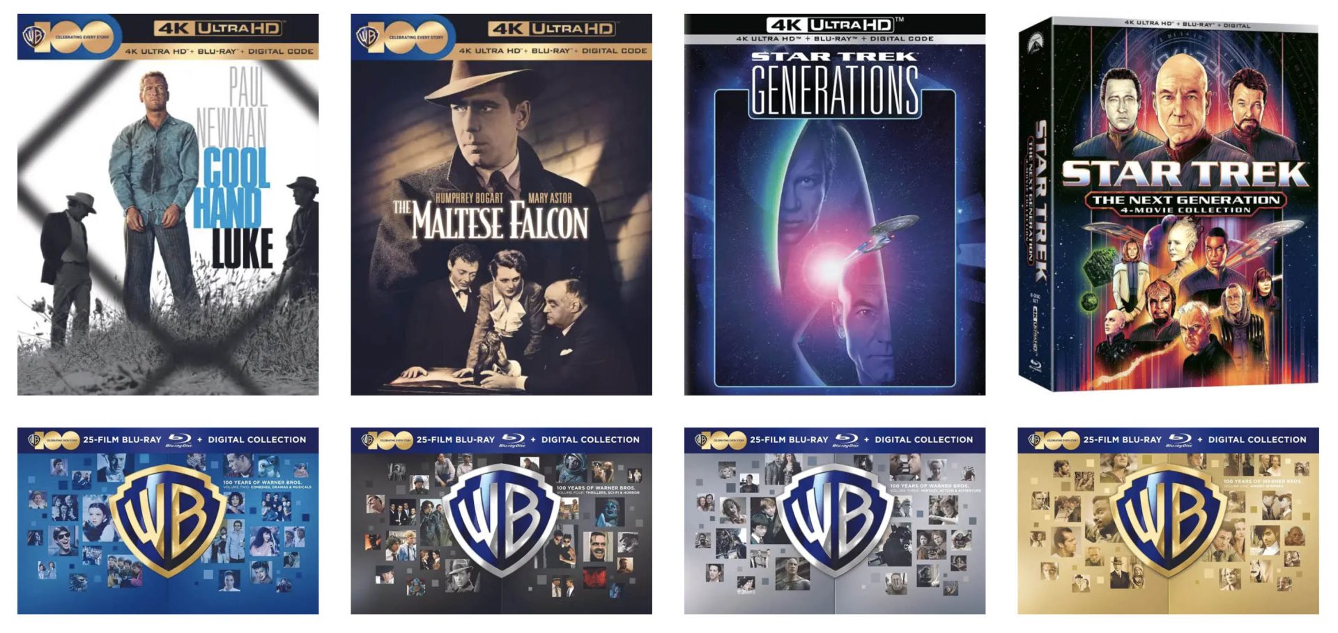 New 4k Blu Ray Releases This Week Star Trek TNG Films Warner Bros