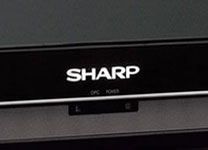 sharp logo on hdtv