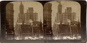 NYC Stereographic Card - Source: Wikipedia Commons