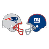 patriots vs giants helmets