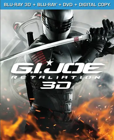 GI Joe Retaliation 3D Blu-ray DVD UV edition