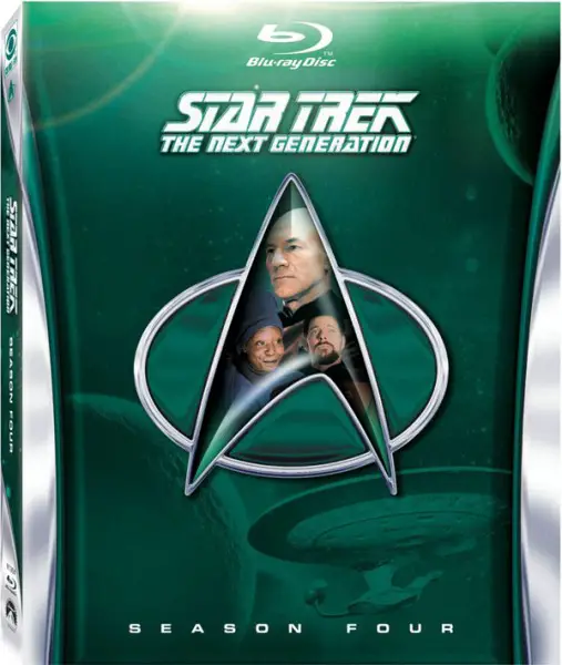 Star Trek The Next Generation Season 4 Blu-ray Disc