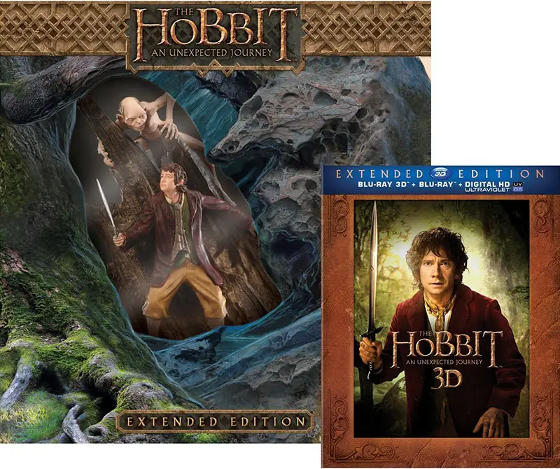 The Hobbit An Unexpected Journey Extended Edition with Limited Edition Amazon Exclusive Bilbo Gollum Statue