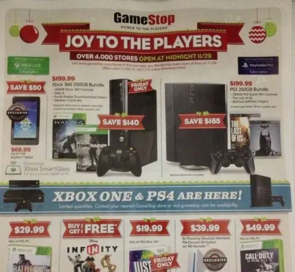 gamestop black friday ad