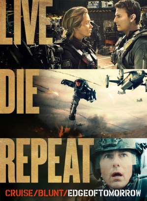 Live Die Repeat Edge of Tomorrow Digital Poster