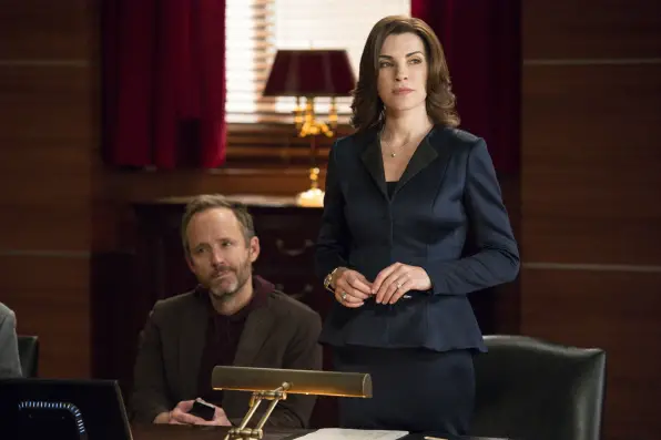 The Good Wife Alicia and Neil Gross