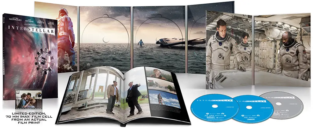 Intersteller Walmart IMAX Film Cell Exclusive Blu-ray Open