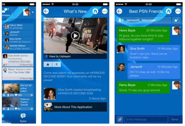 playstation-app-screens-ios