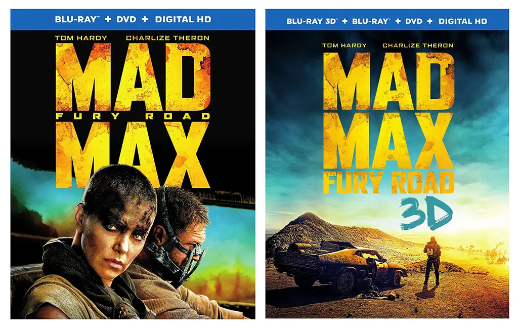 mad max fury road 4k blu-ray