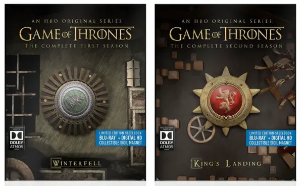 Game Of Thrones Steelbook Editions Released To Blu Ray Hd Report