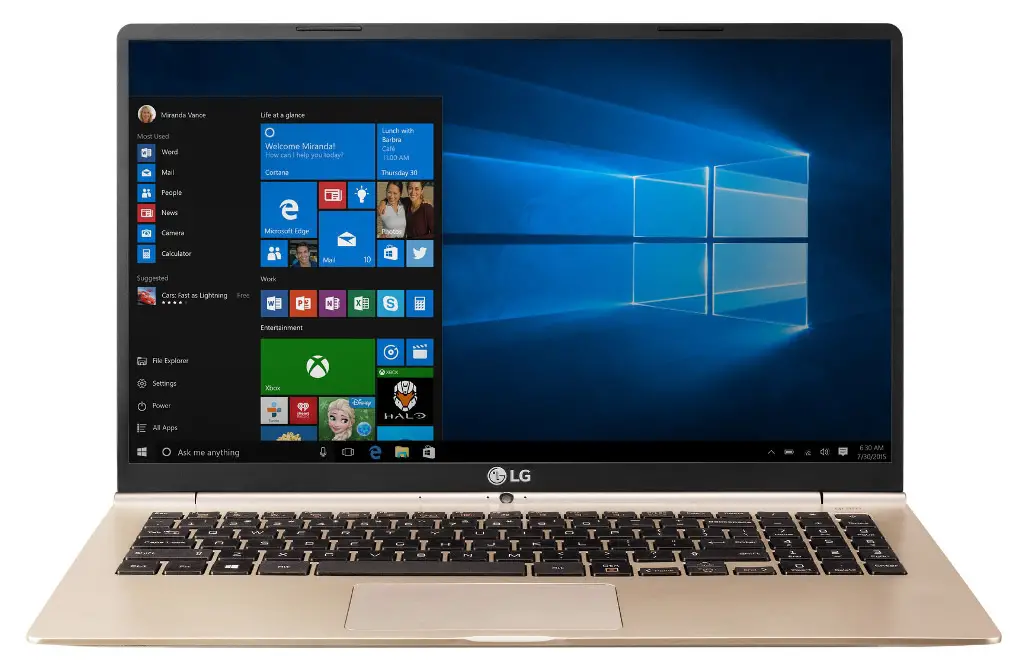 LG gram 15 laptop