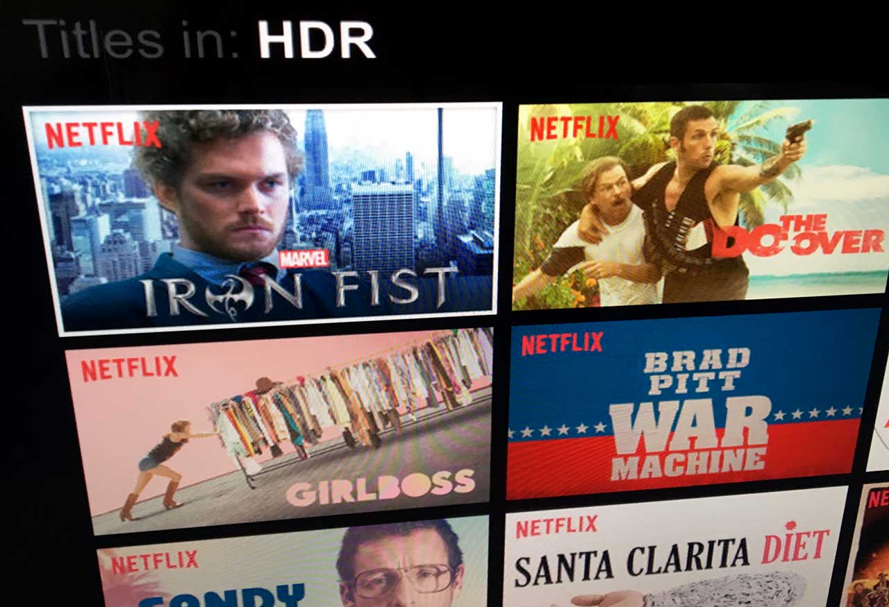 series hdr netflix