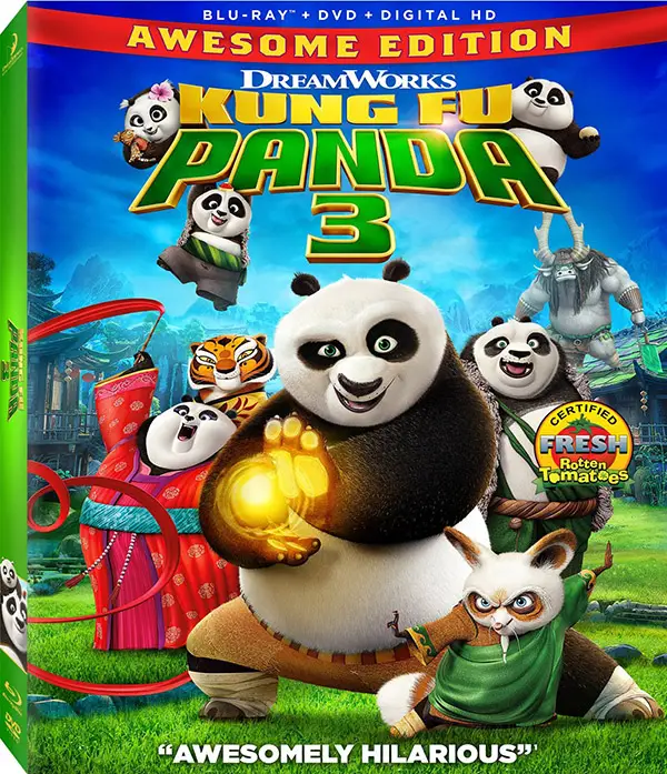 Kung Fu Panda 3 Blu-ray Awesome Edition 600px