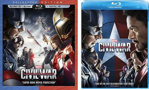 Marvels Captain America Civil War Blu Ray Dvd Release