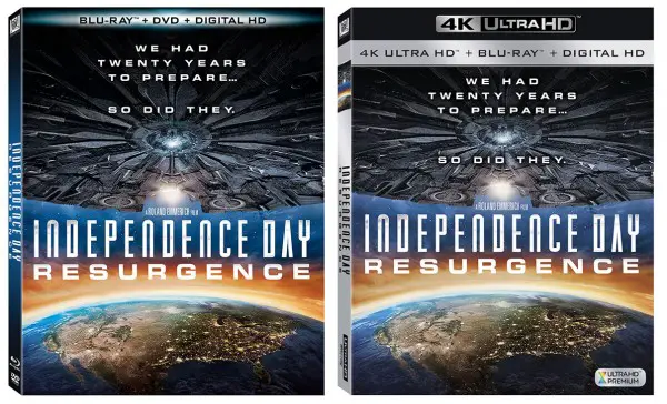 Independence Day Resurgence Blu Ray Digital Release Dates Hd Report