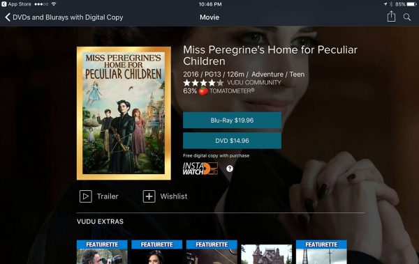 vudu-miss-peregrine-blu-ray-instawatch