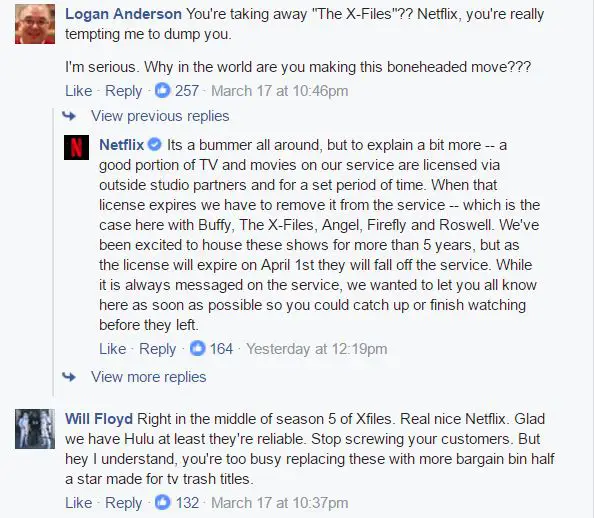 Netflix response