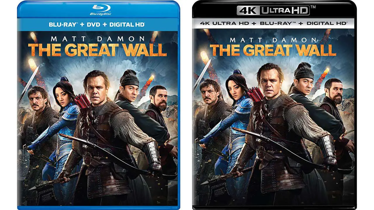 The Great Wall To Release On Blu Ray 4k Digital Hd