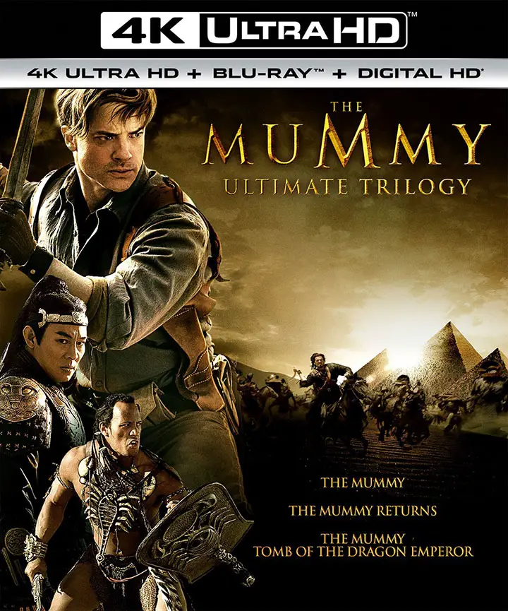 The Mummy Ultimate Trilogy 4k Ultra HD Blu-ray