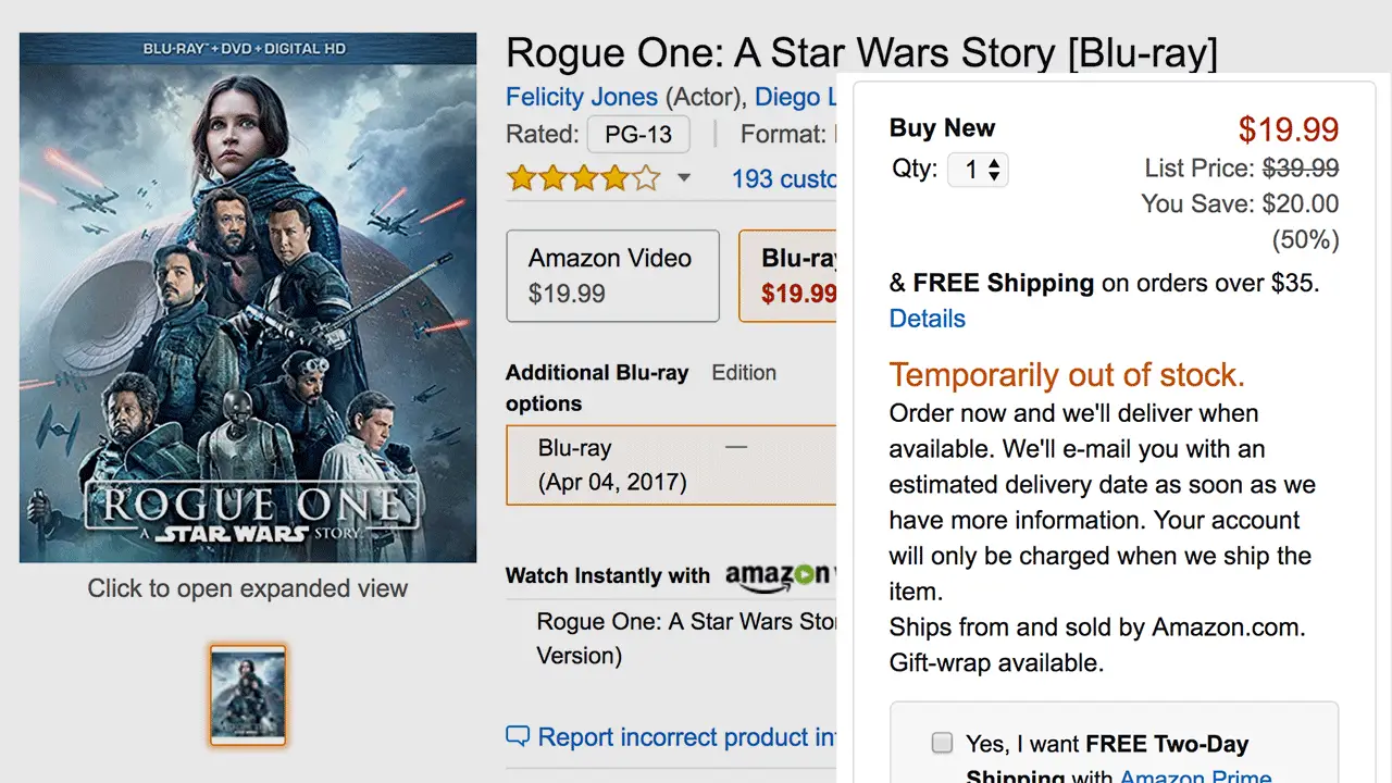rogue-one-out-of-stock-amazon