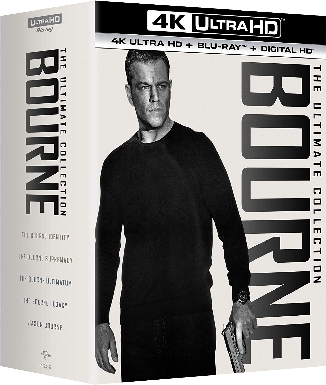 The Bourne Ultimate Collection 11-Disc 4k Blu-ray angle