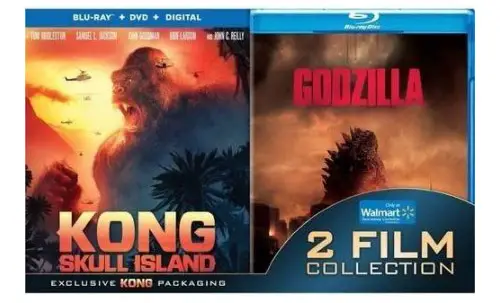 Kong- Skull Island Godzilla Combo Blu-ray Special Package Walmart