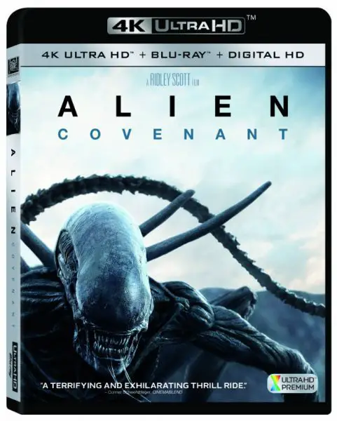 alien covenant 4k blu-ray