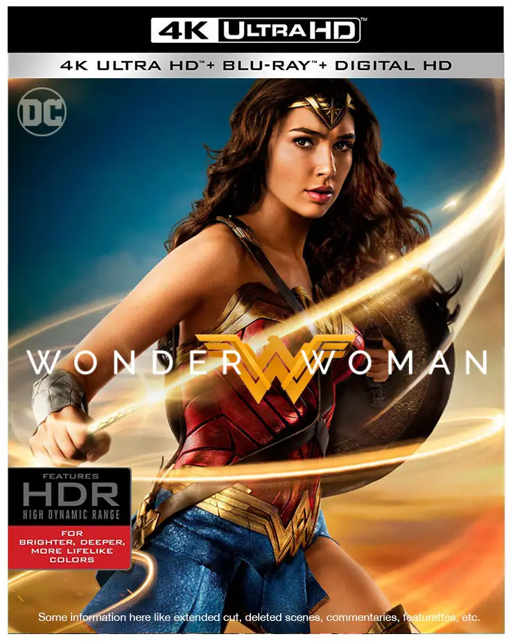 Check Out These Wonder Woman Blu Ray Cover Art Mockups Hd Report