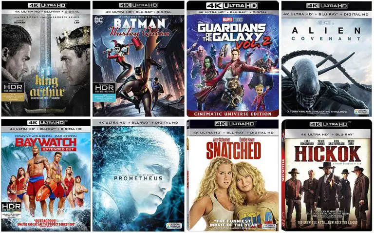 Here are the 4k Blu ray releases in August HD Report