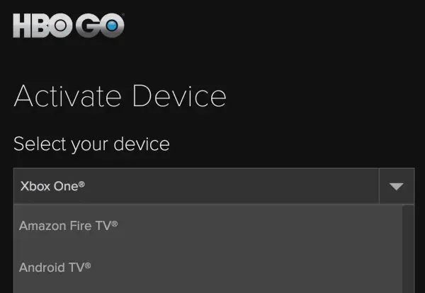 hbo go on xbox one