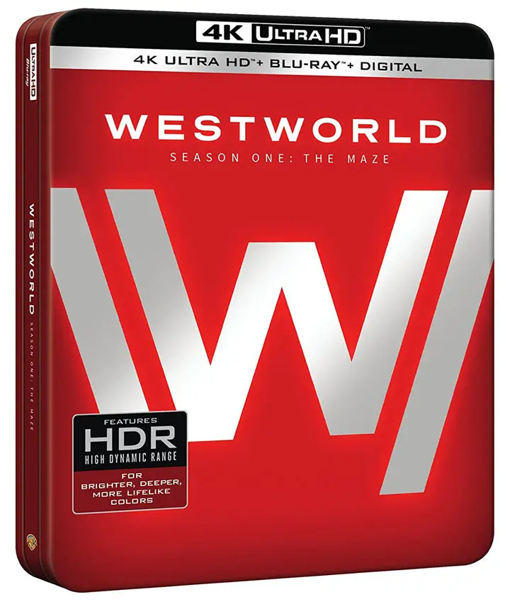 Westworld: The Complete First Season 4k Blu-ray SteelBook