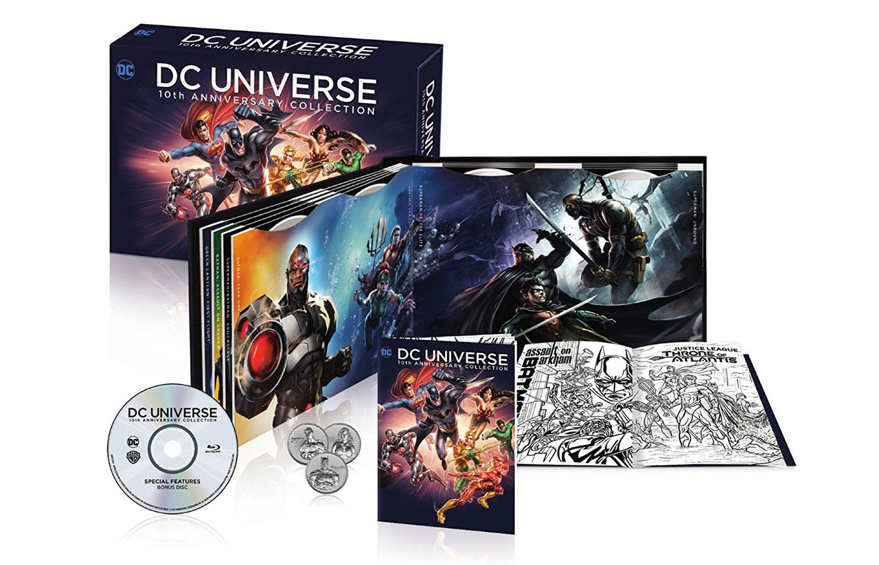 dc universe 10th anniversary collection movie list