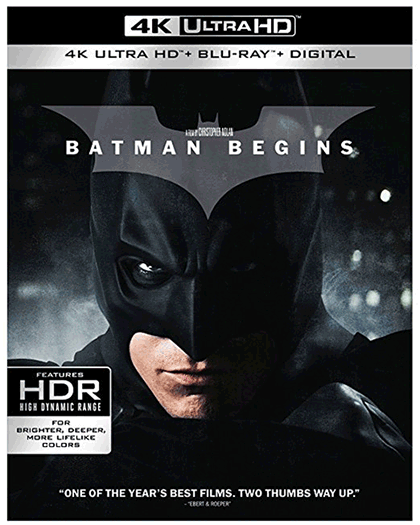 The Dark Knight Trilogy on 4k Blu-ray Disc 