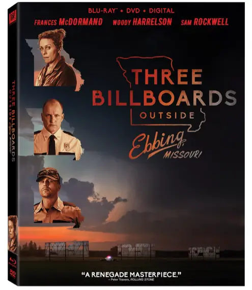 Three Billboards Outside Ebbing, Missouri Blu-ray copy