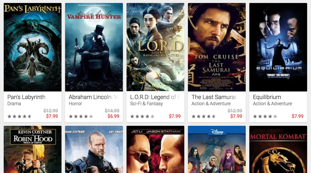 10 Movie Gems Under $8 From Google Play HD Report