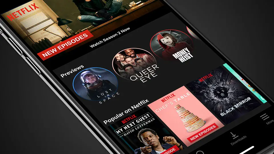 Netflix Updates iOS Mobile App with Vertical Previews | HD Report