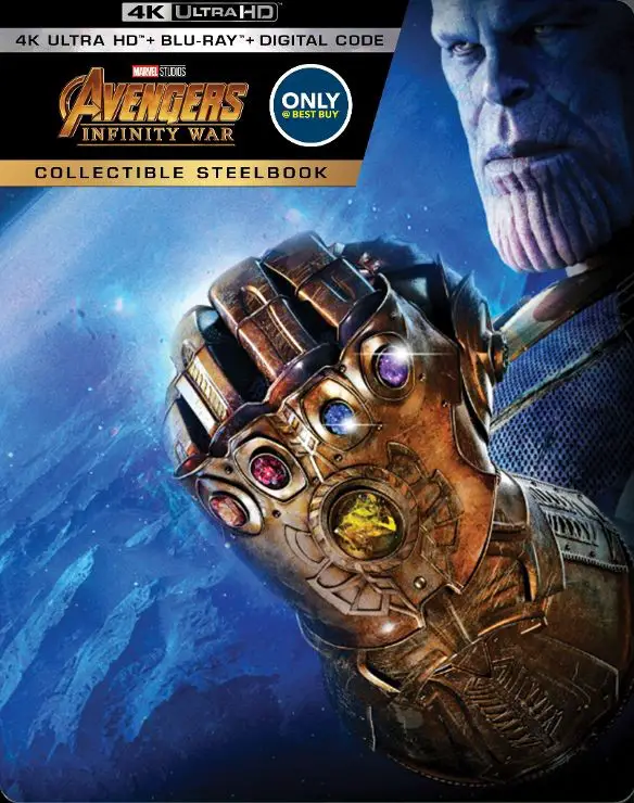 Avengers- Infinity War 4k Blu-ray SteelBook