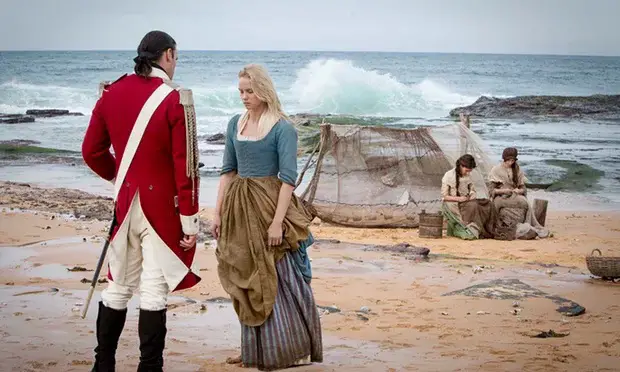 Banished Joseph Millson and Joanna Vanderham in 2015