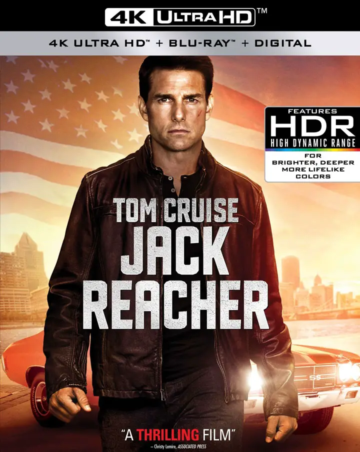 Jack Reacher 4k Blu-ray