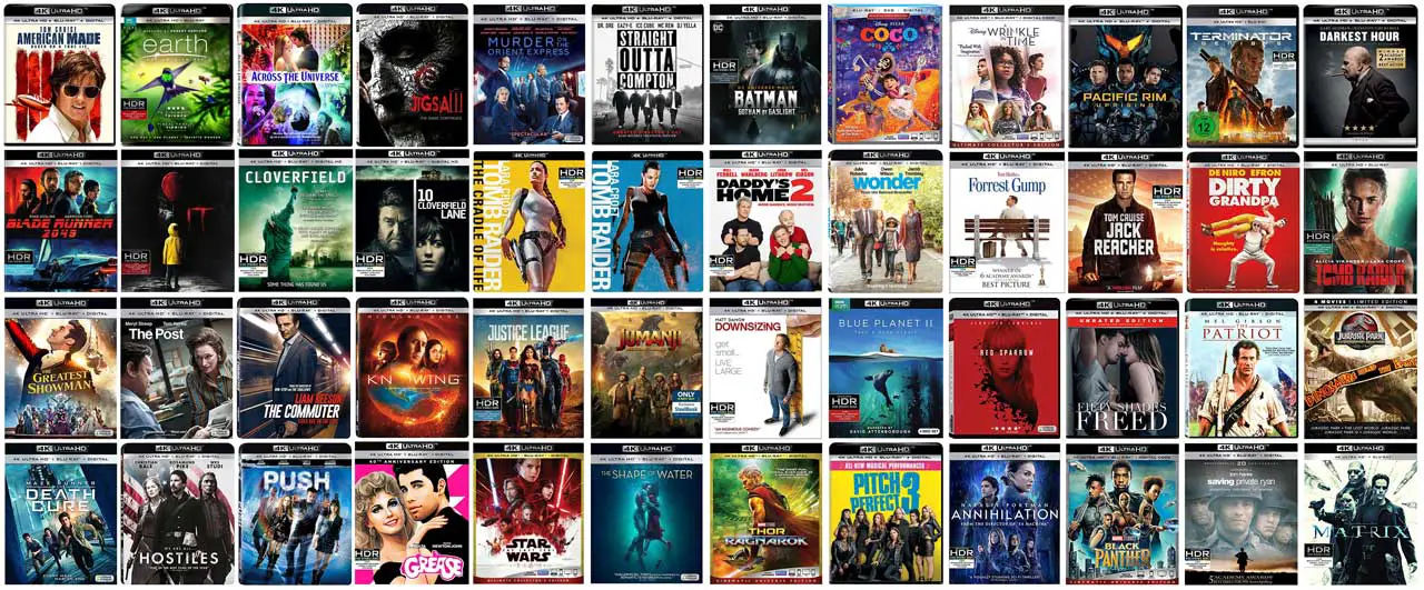 4k Ultra HD Bluray Release Dates HD Report