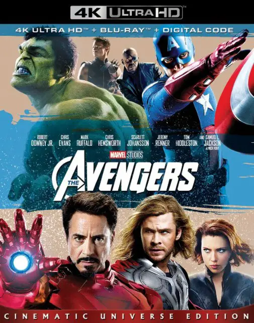 Marvels The Avengers 4k Blu-ray