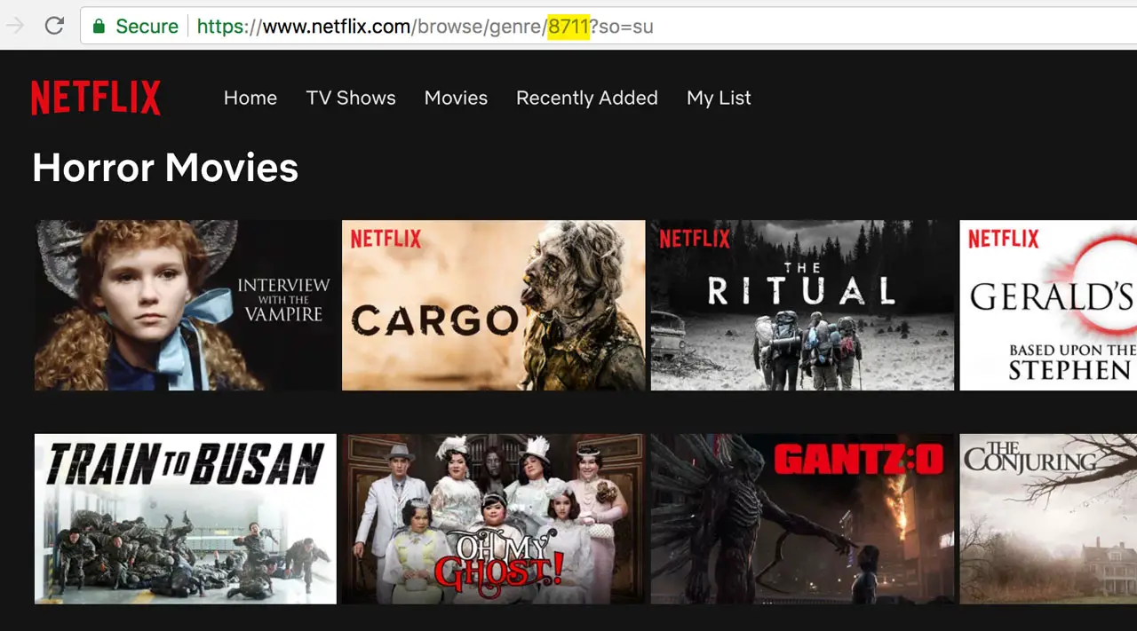 netflix horror genre