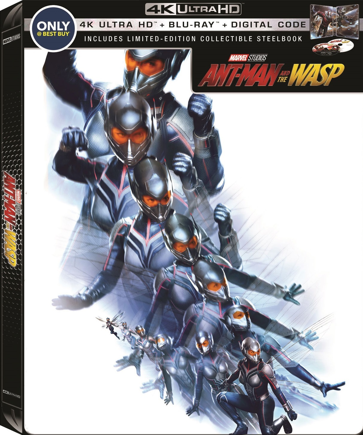 "Ant-Man and The Wasp" 4k Blu-ray Best Buy SteelBook Limited Edition