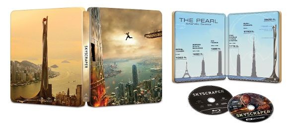 "Skyscraper" Best Buy 4k Blu-ray SteelBook Edition