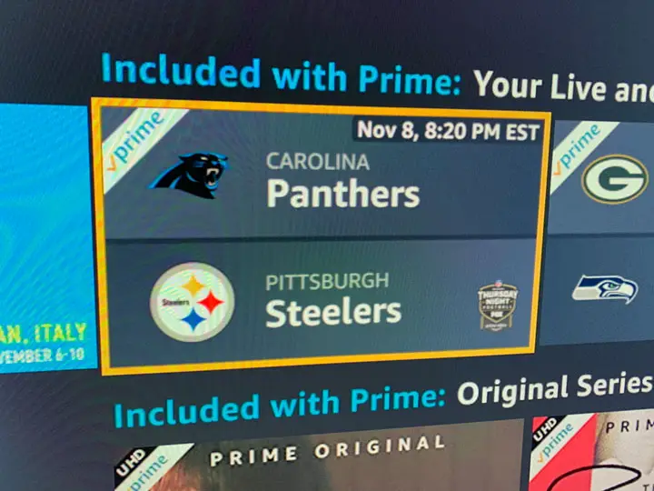 nfl included with prime