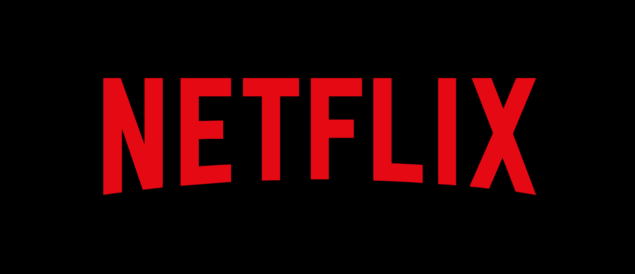 netflix logo on black