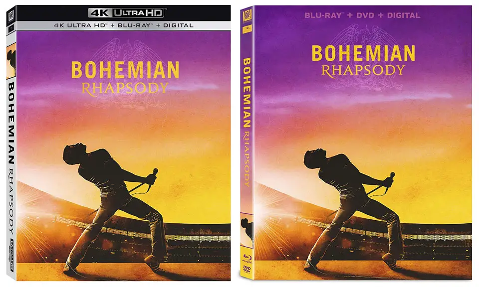 Bohemian Rhapsody Blu-ray & 4k Blu-ray