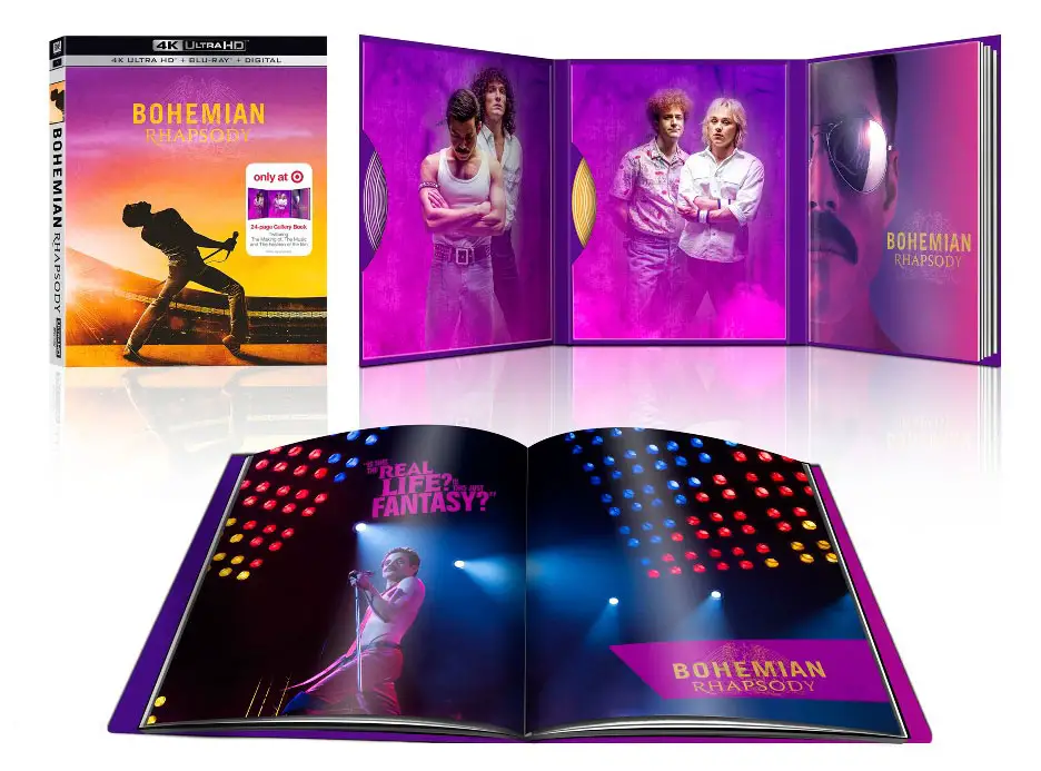 Bohemian rhapsody blu ray steelbook