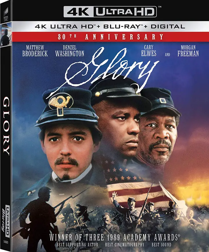 "Glory" (1989) Ultra HD Blu-ray